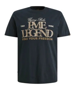 Heren T-shirt blauw