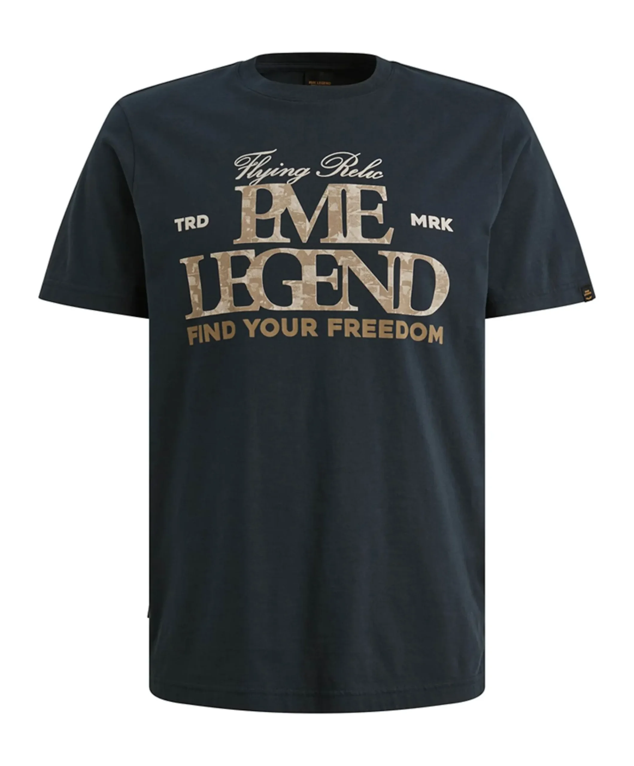 Heren T-shirt blauw