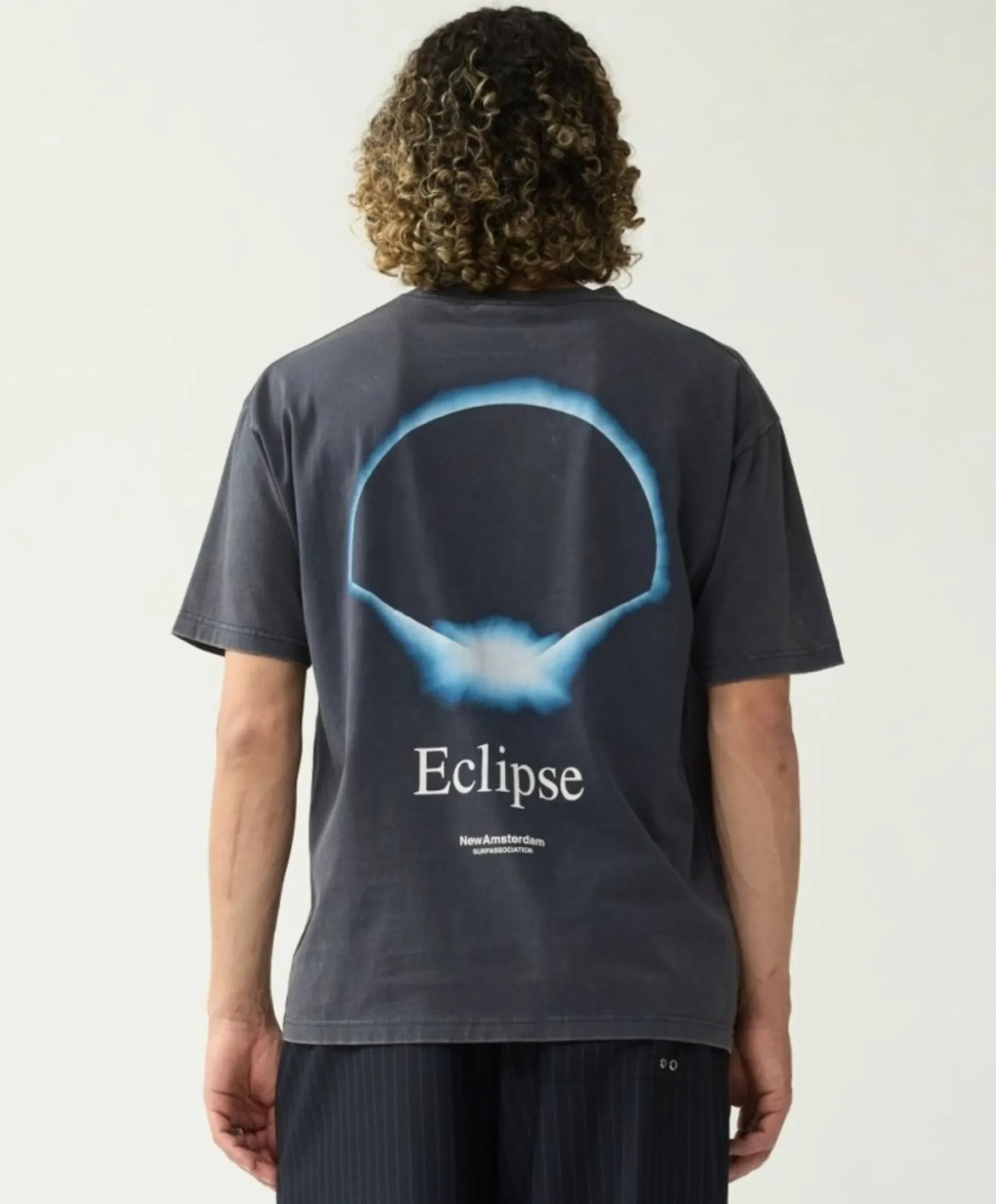 Heren T-shirt blauw
