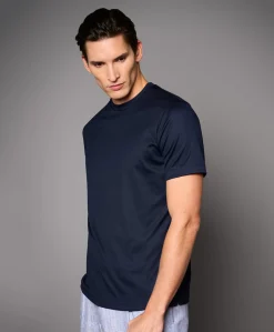 Heren T-shirt blauw