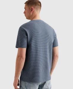 Heren T-shirt blauw