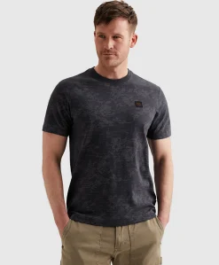 Heren T-shirt blauw