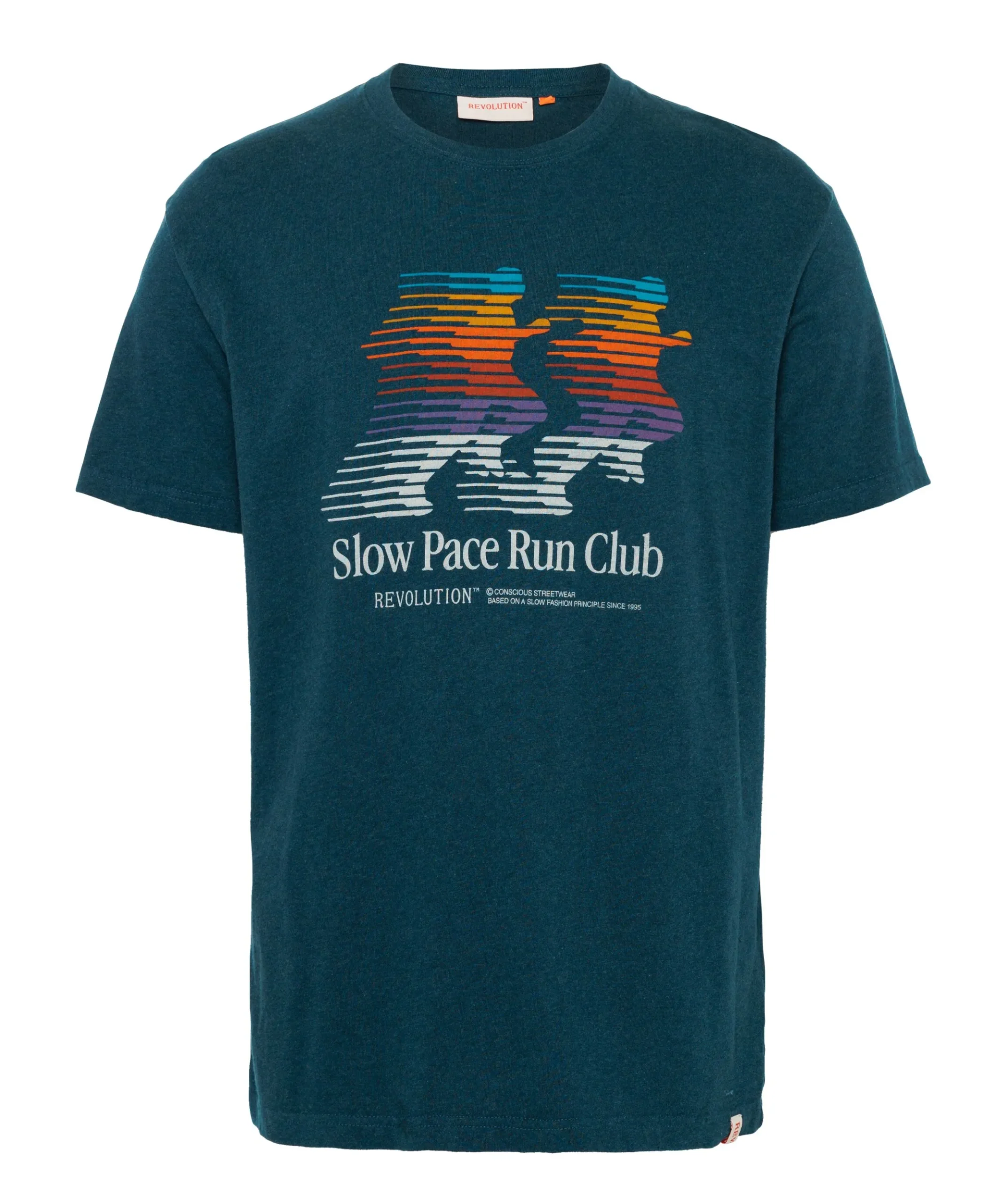 Heren T-shirt blauw