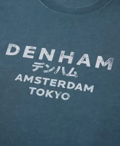 Heren T-shirt blauw