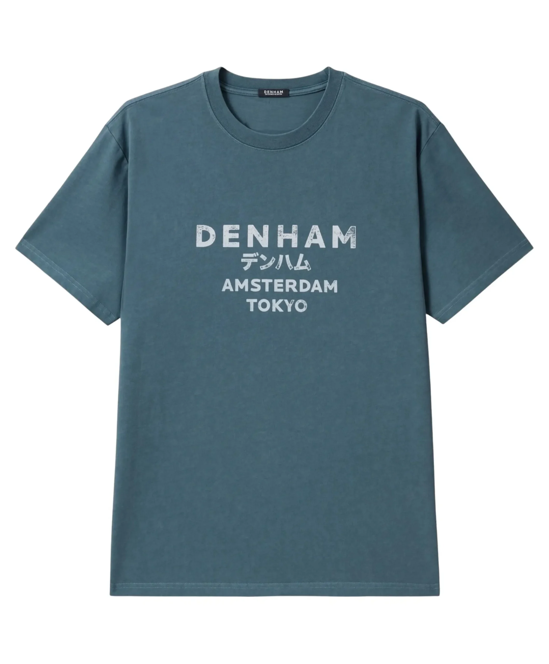 Heren T-shirt blauw