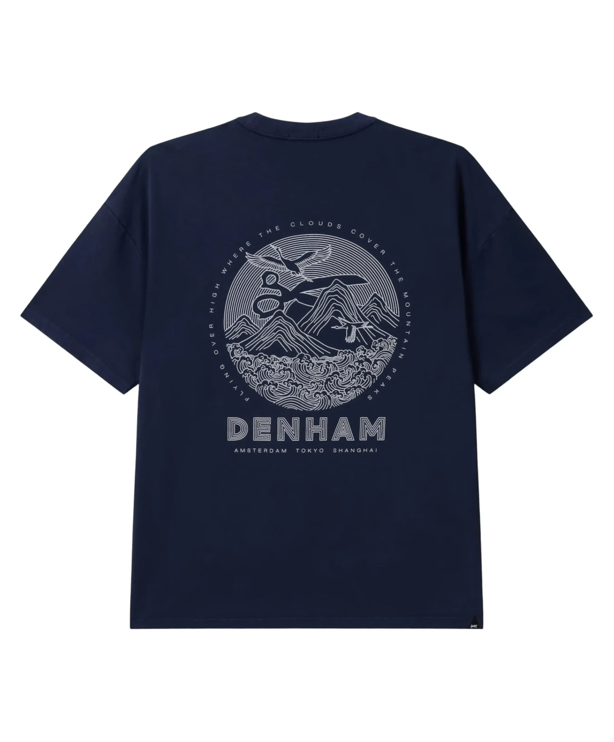 Heren T-shirt blauw
