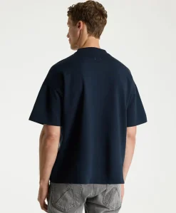Heren T-shirt blauw