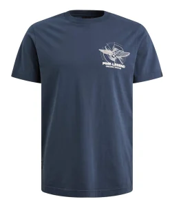 Heren T-shirt blauw