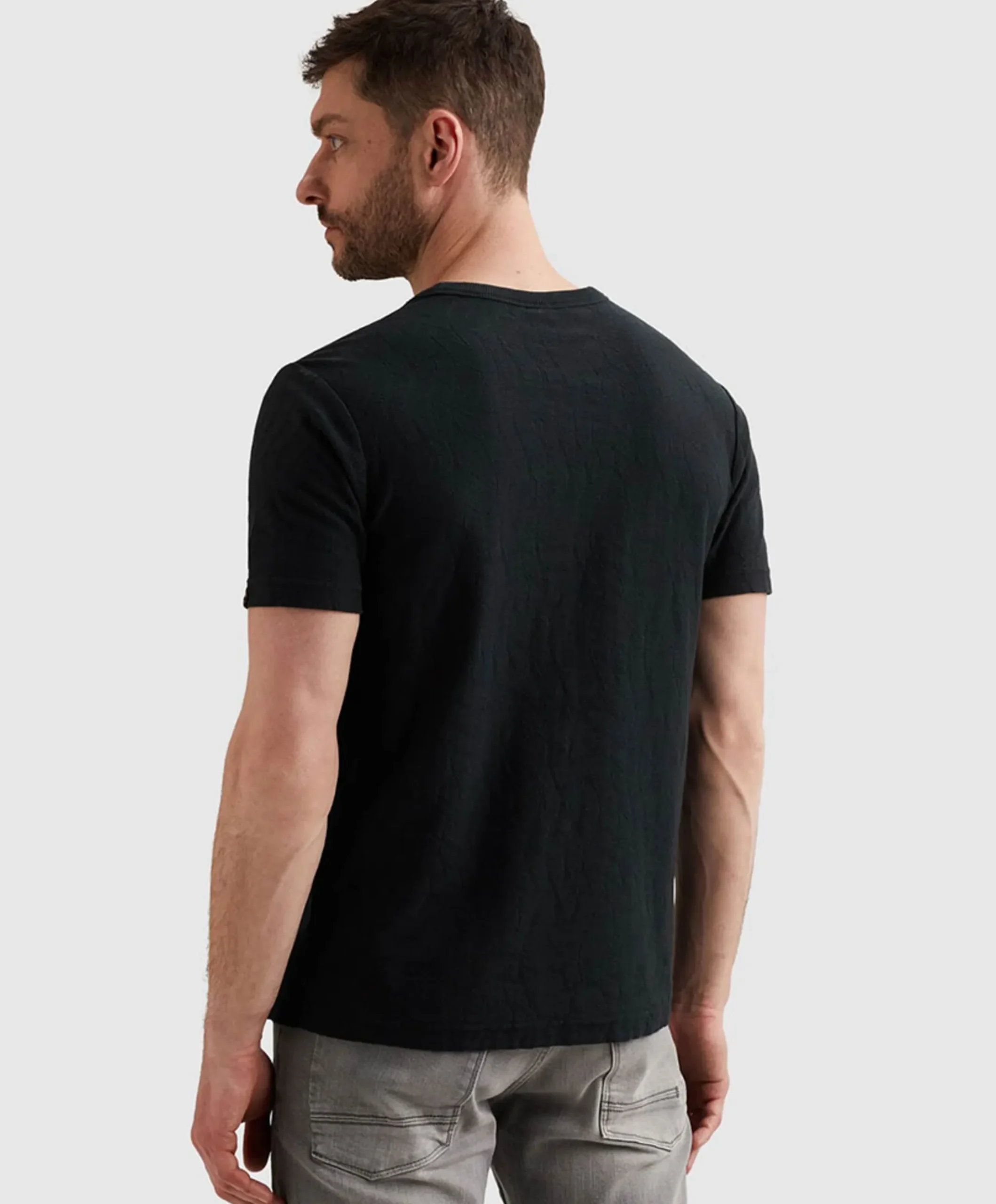 Heren T-shirt blauw