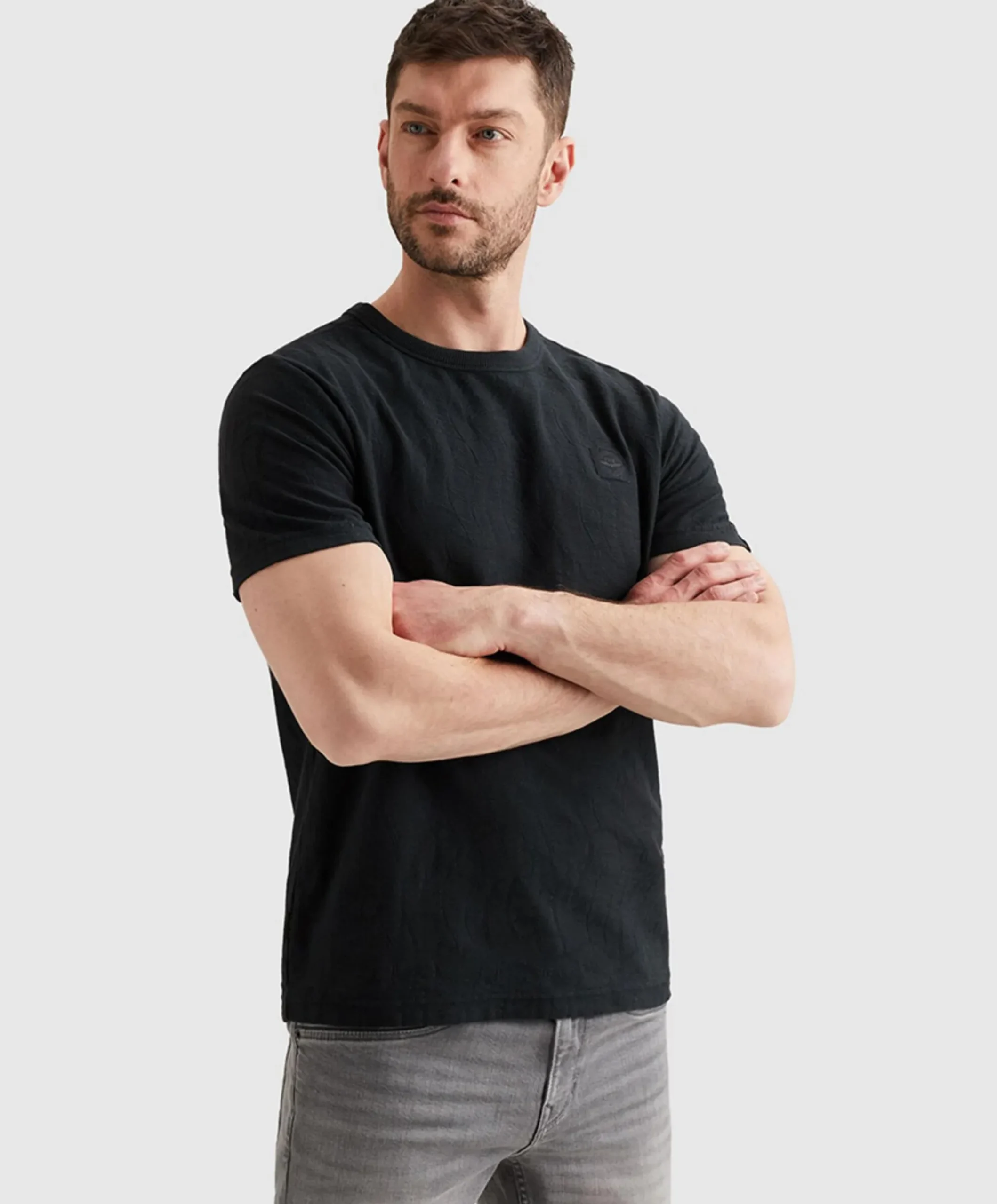 Heren T-shirt blauw