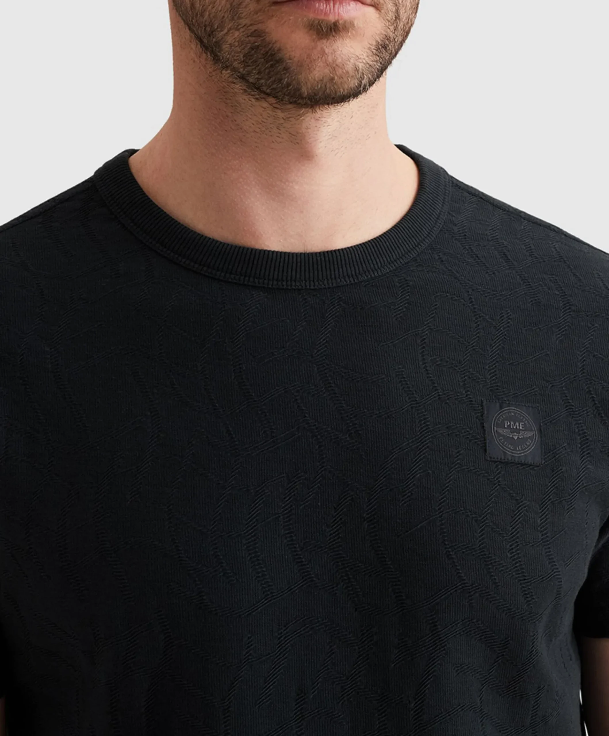 Heren T-shirt blauw