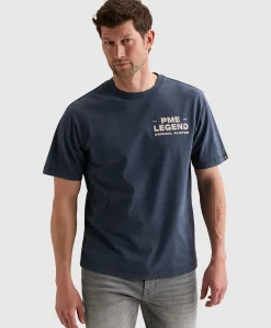 Heren T-shirt blauw