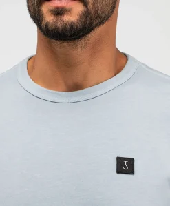 Heren T-shirt blauw