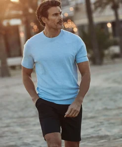 Heren T-shirt blauw