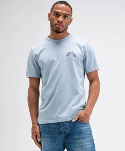Heren T-shirt blauw