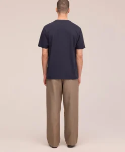 Heren T-shirt blauw