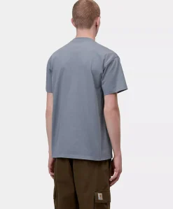 Heren T-shirt blauw