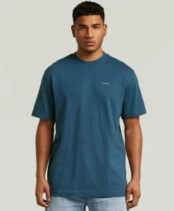 Heren T-shirt blauw