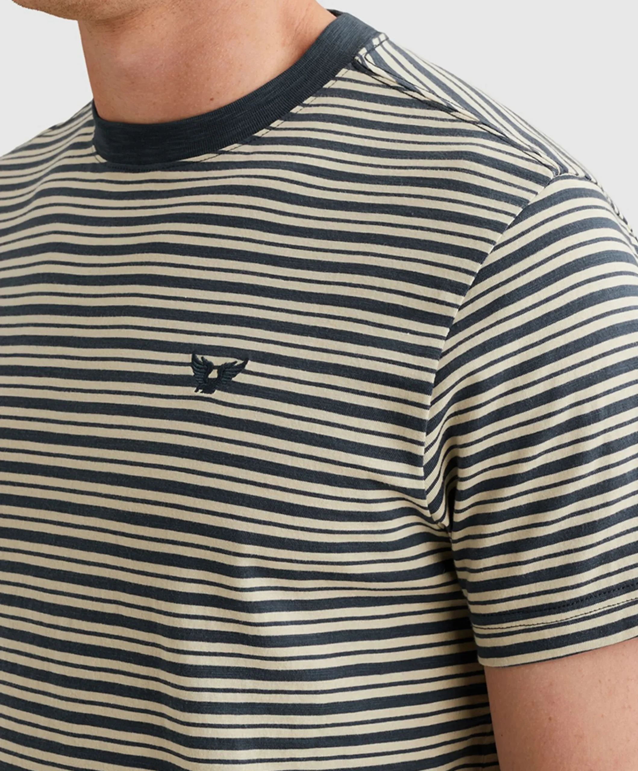 Heren T-shirt blauw