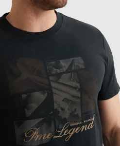 Heren T-shirt blauw