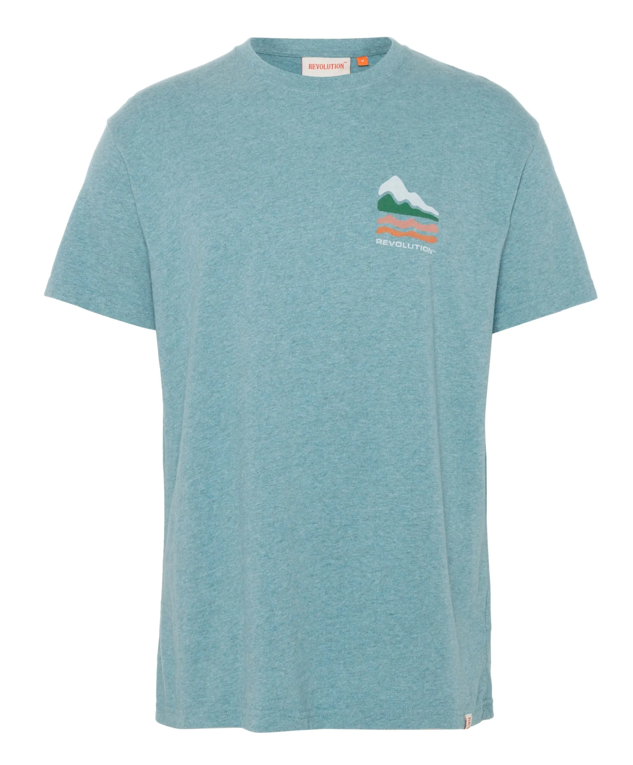 Heren T-shirt blauw