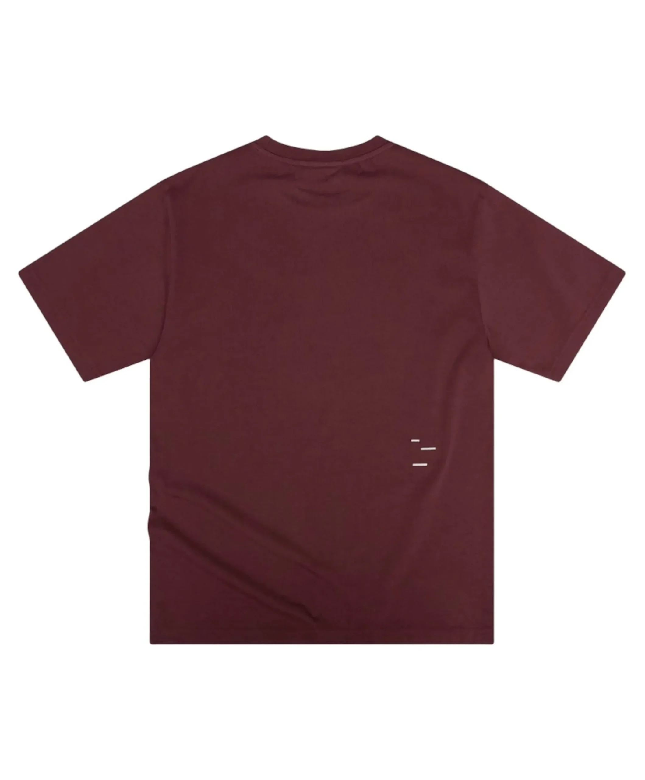 Heren T-shirt bordeaux