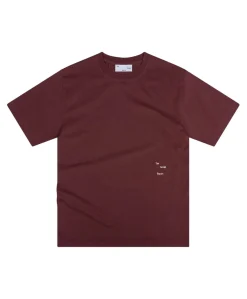 Heren T-shirt bordeaux