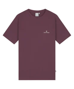 Heren T-shirt bordeaux