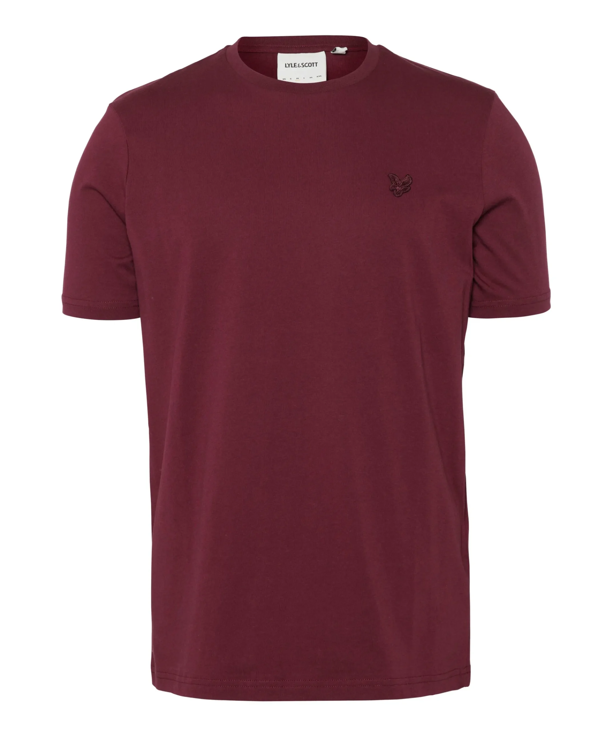 Heren T-shirt bordeaux