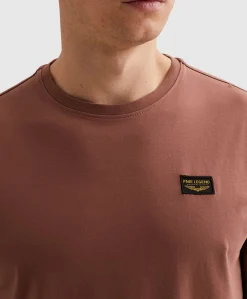 Heren T-shirt bordeaux