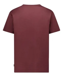 Heren T-shirt bordeaux
