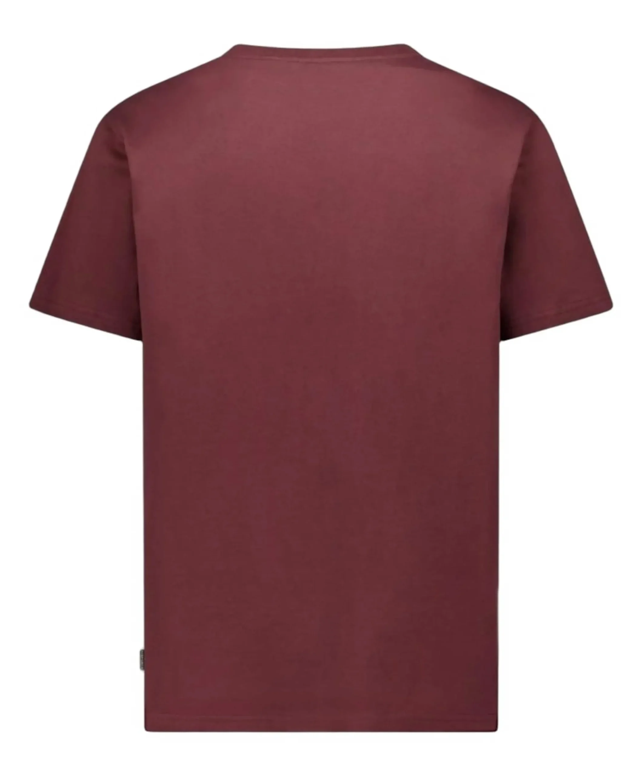 Heren T-shirt bordeaux