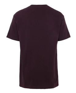 Heren T-shirt bordeaux