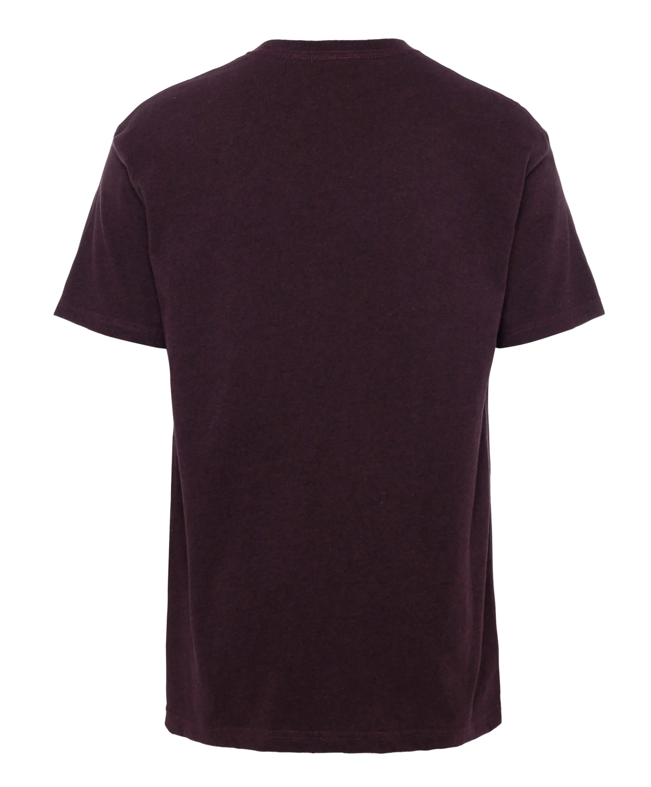 Heren T-shirt bordeaux