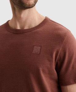 Heren T-shirt bordeaux
