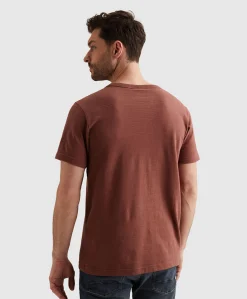 Heren T-shirt bordeaux