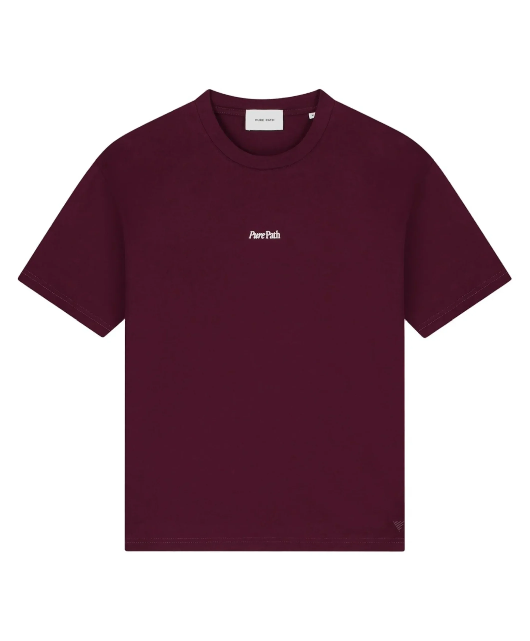 Heren T-shirt bordeaux