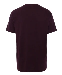 Heren T-shirt bordeaux