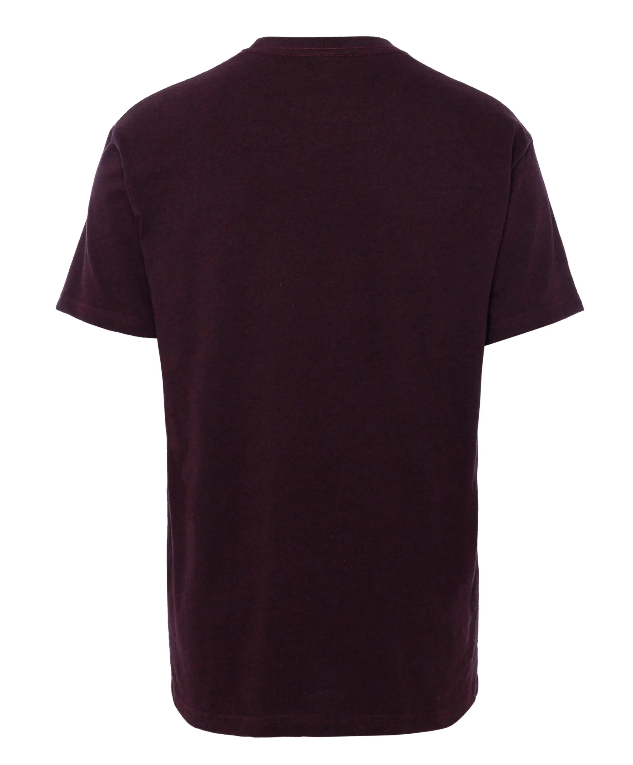 Heren T-shirt bordeaux