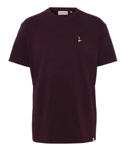 Heren T-shirt bordeaux