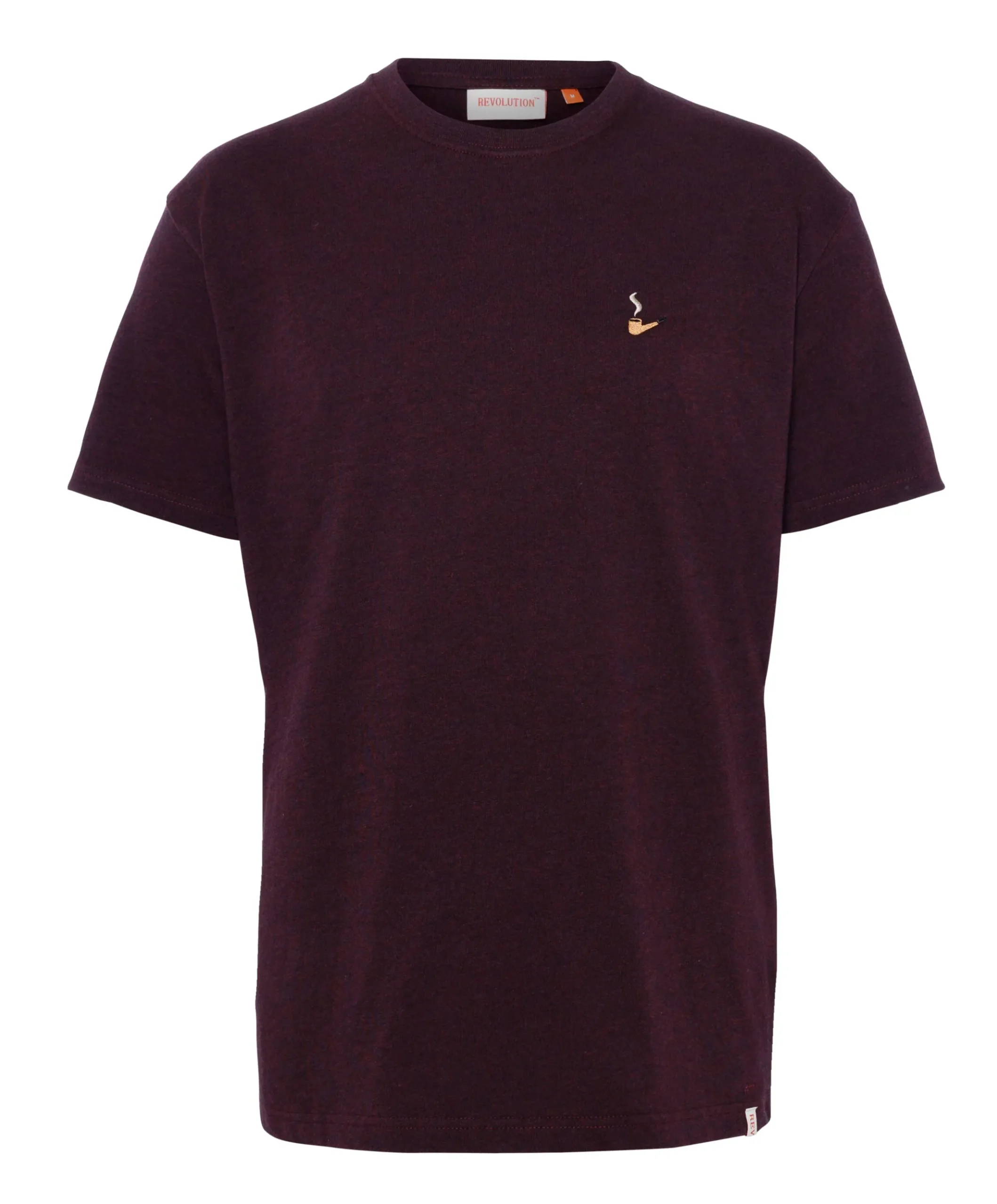 Heren T-shirt bordeaux