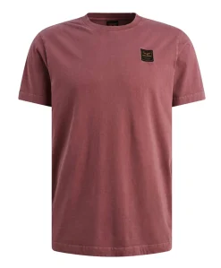 Heren T-shirt bordeaux