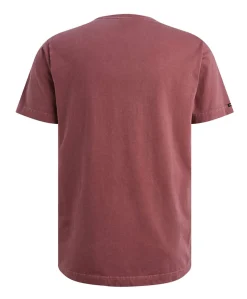 Heren T-shirt bordeaux