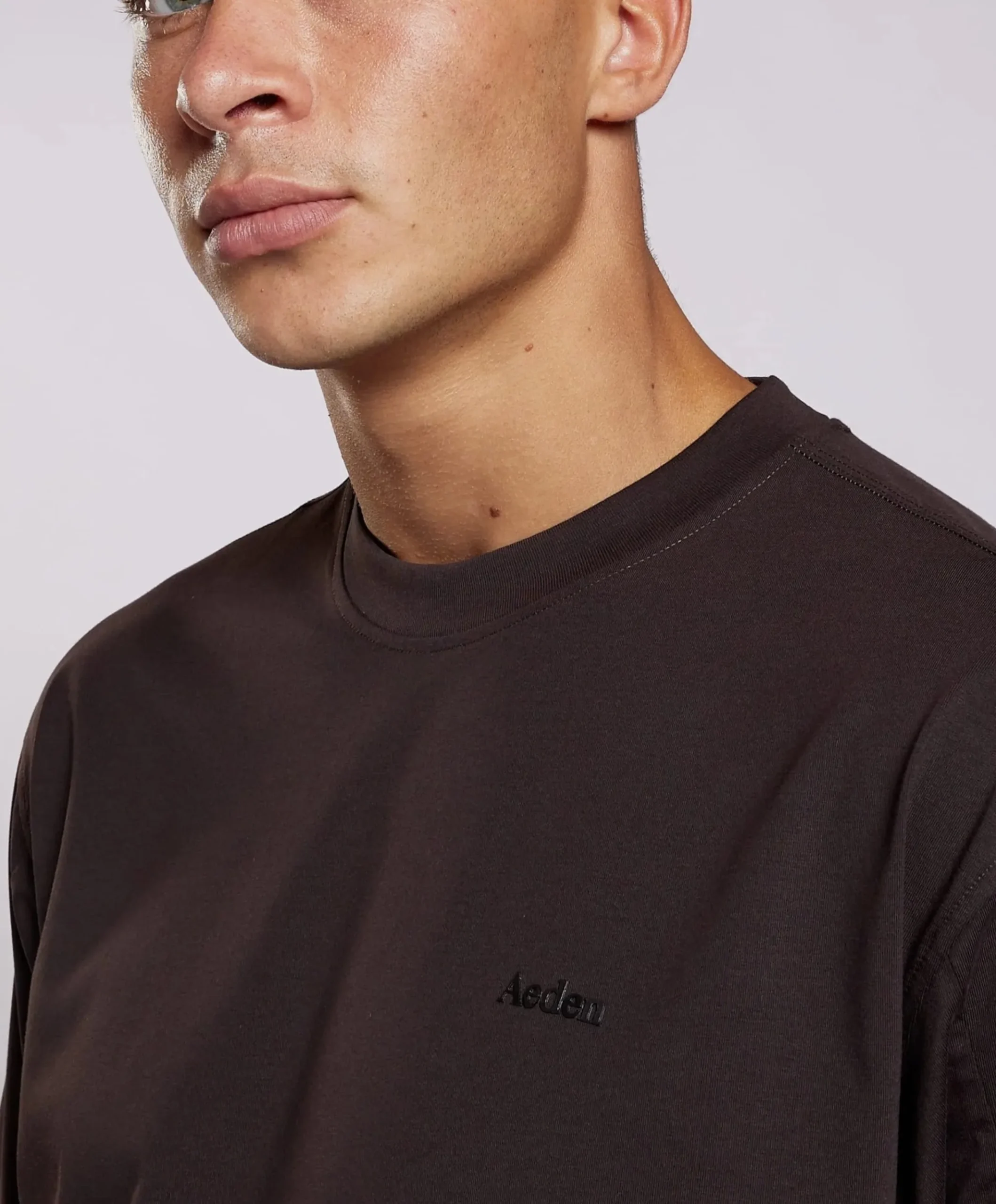 Heren T-shirt bruin