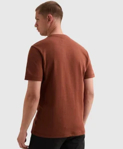 Heren T-shirt bruin