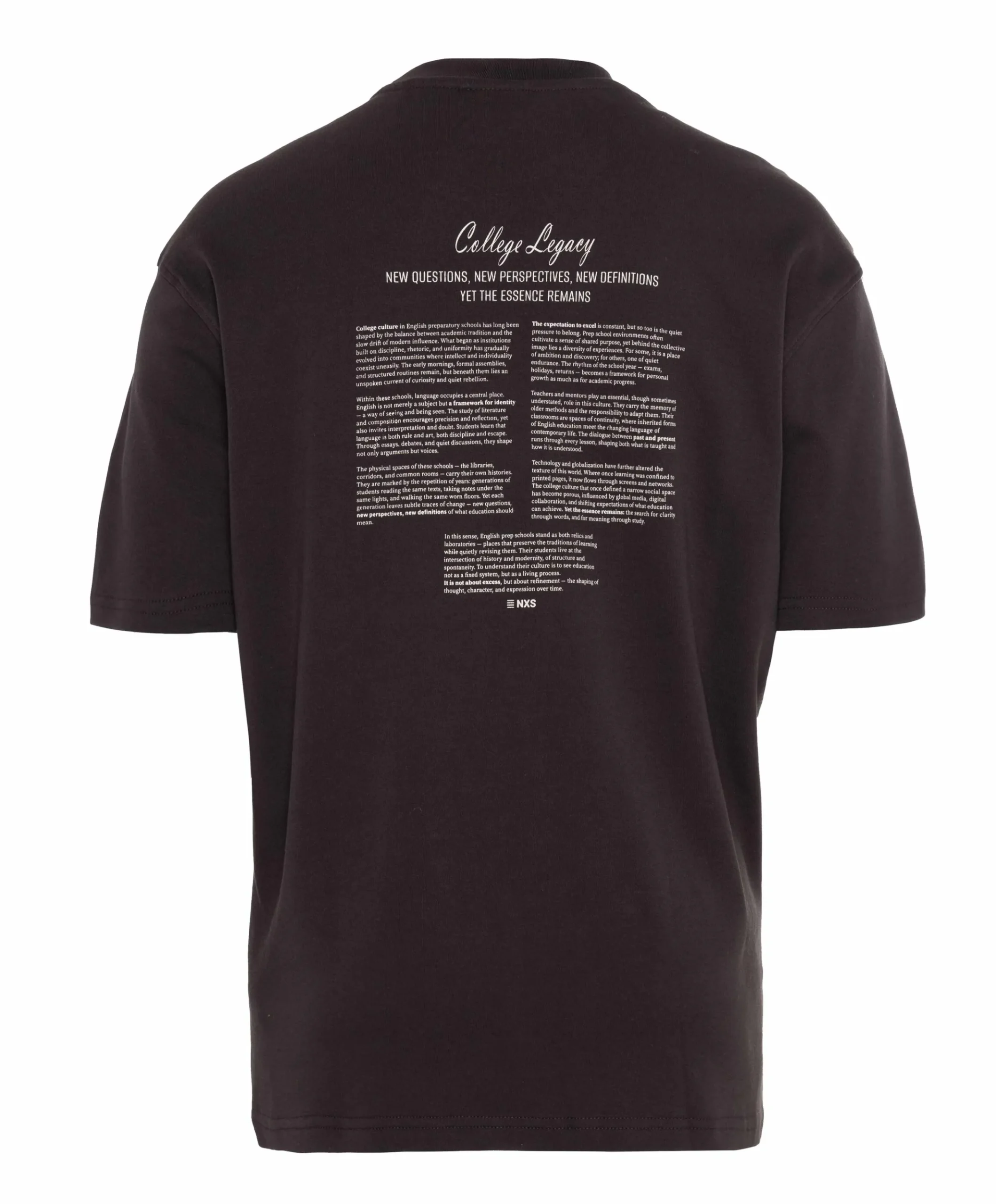 Heren T-shirt bruin