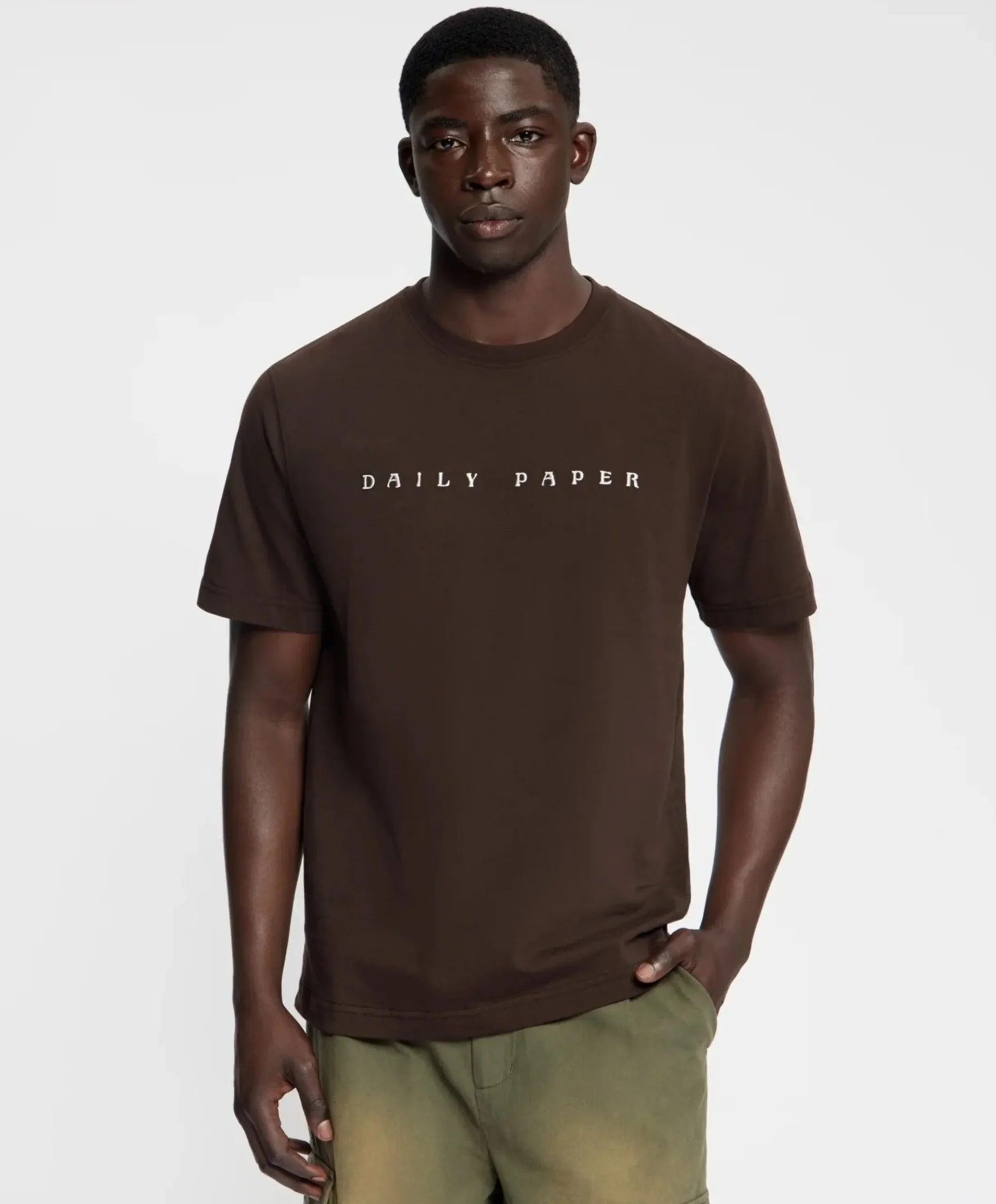 Heren T-shirt bruin