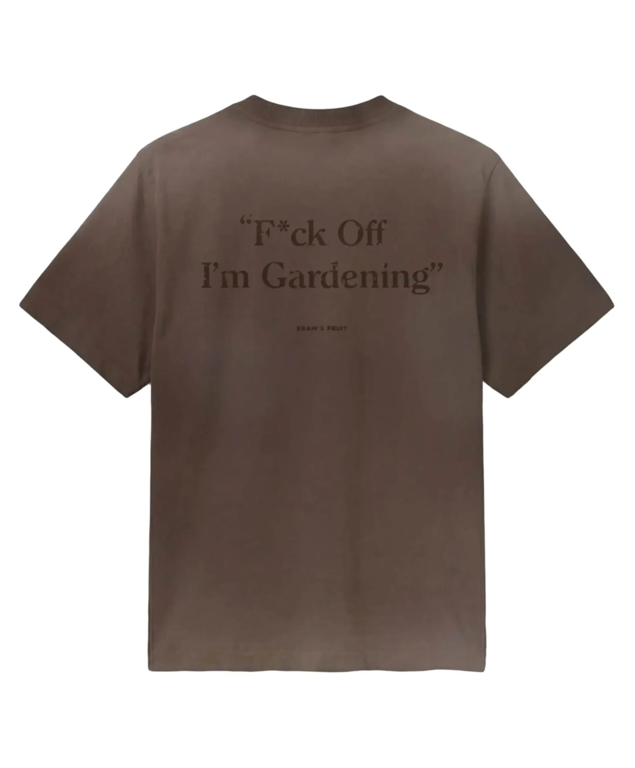 Heren T-shirt bruin