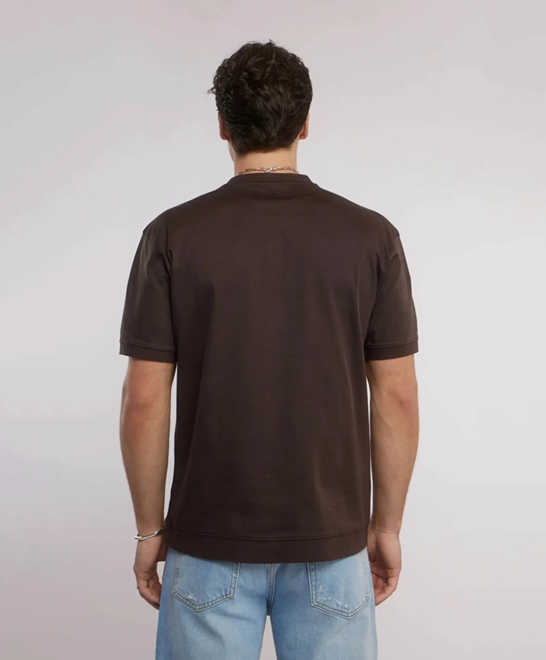Heren T-shirt bruin