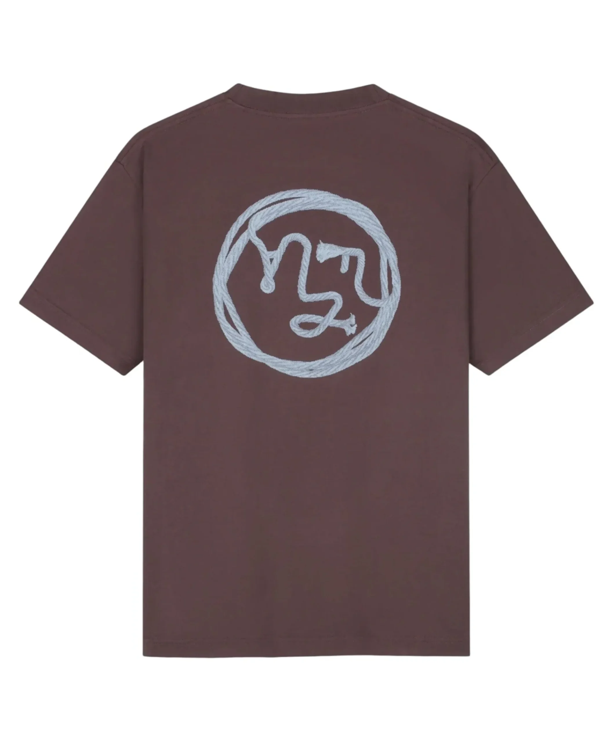 Heren T-shirt bruin
